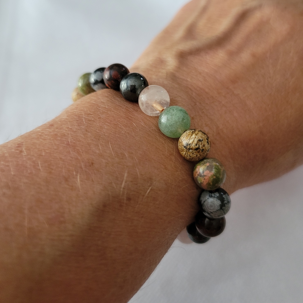 Multicolor Beaded Stretch Bracelet